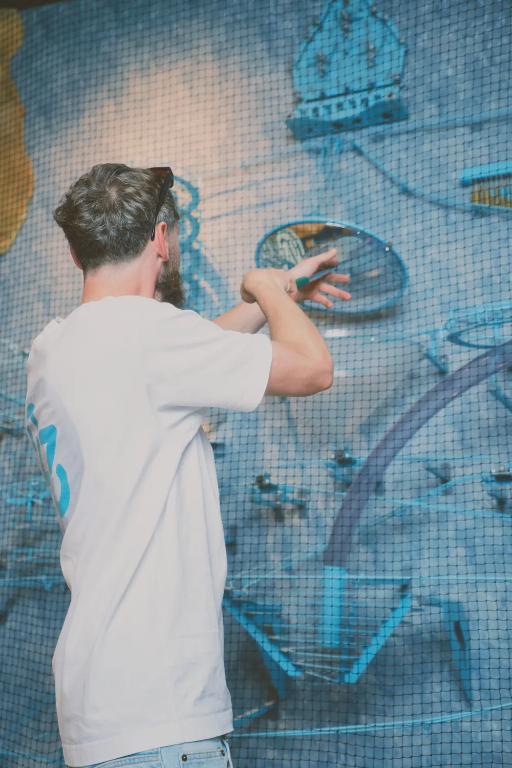 Sending a ball down the wall